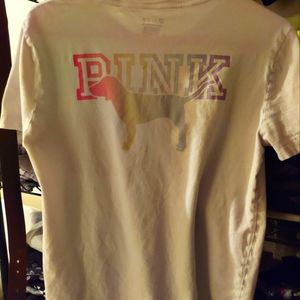 Vs PINK front pocket tee